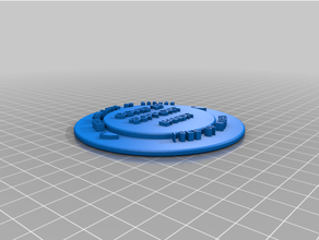 covid flos bandido personalizado 3d print model - Mito3D