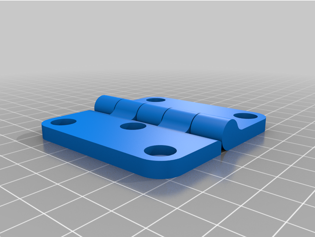 customized parametric hinge-june 18 3D print model - Mito3D