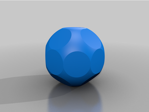 customized octagon dice 3d print model - Mito3D