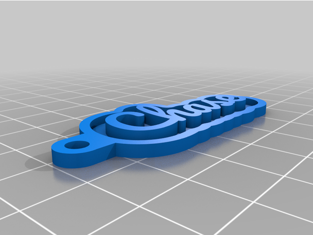 customized key chain personal 3D print model - Mito3D