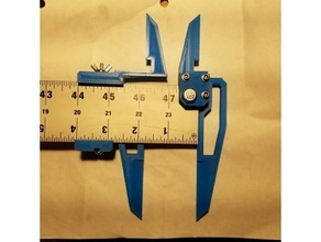 remix lucas rogers v2 yardstick calipers measurement ruler 3d print model - Mito3D