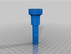 water hose pet bottle connection adapter 3d print model - Mito3D