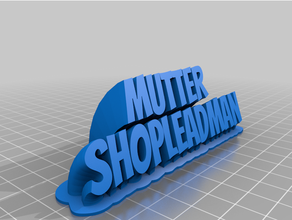 mutter customized 3d print model - Mito3D