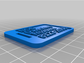 angepasst Gepäck Etikett kofferanh nger völlig 3d print model - Mito3D