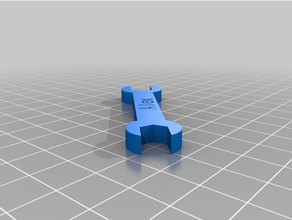 personnalisé double sided mini clé Alex 3d print model - Mito3D