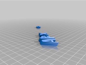angepasst iamburny's Text Schlüsselring keyfobalex 3d print model - Mito3D