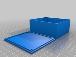 customized project box lid screws 3d print model - Mito3D