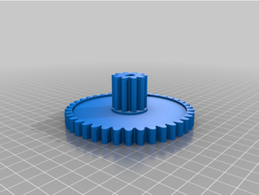 customized parametric concentric gear 3d print model - Mito3D