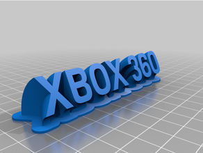 xbox 360 logo 3d personalizzato 3d print model - Mito3D