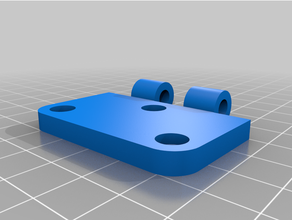 customized parametric hinge 2 male 3 3d print model - Mito3D