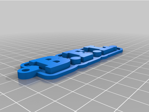 bfl anahtar Zincir özelleştirilmiş 3d print model - Mito3D