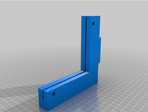 simple hinge glass panels 3d print model - Mito3D