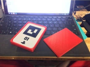 ps vita ar cards case playstation 3d print model - Mito3D