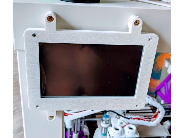 dalga paylaşımı 5inch Ikea eksiklik binmek hdmi Görüntüle lcd ahtapot izi ahududu rpi dokunmatik ekran 3D print model - Mito3D
