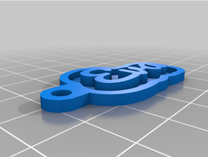 clé chaîne Eva personnalisé 3d print model - Mito3D