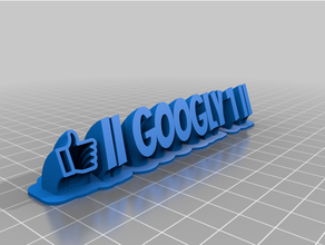 googly 1 customized 3d print model - Mito3D