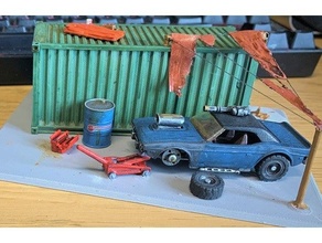 matchbox hotwheels car jack - 1 64 20mm gaslands 164 mini 3d print model - Mito3D