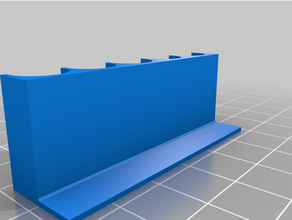 parete scrivania passacavi 3d print model - Mito3D