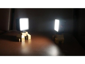 LED ulanzi w49 Video Licht cold shoe 3d print model - Mito3D