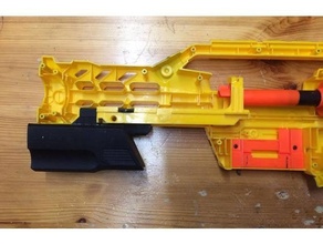nerf langer Schuss intern Pumpgriff Blaster mod 3d print model - Mito3D