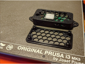 raspberry pi slim case mounting tabs 3d print model - Mito3D