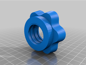 weight dumbbell barbell nut 3d print model - Mito3D