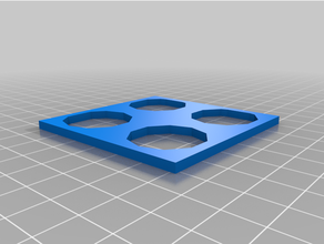 cercle grille 2x2 personnalisé 3d print model - Mito3D