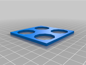 circle grid 2x2 customized 3d print model - Mito3D