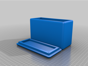 customized project box lid screws 3d print model - Mito3D