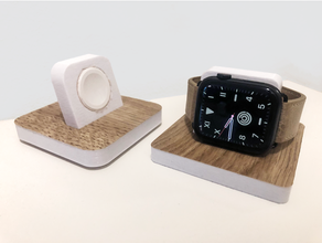 apple watch dock stand 3d print model - Mito3D