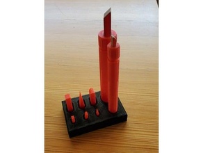 ferramenta bandeja Sandie lixar caneta ender 3 3d print model - Mito3D