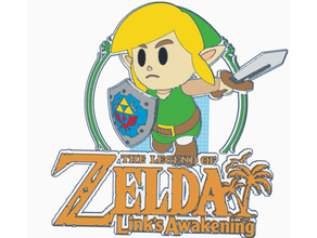 Zelda Links Erwachen Logo hd 2 Legende 3d print model - Mito3D