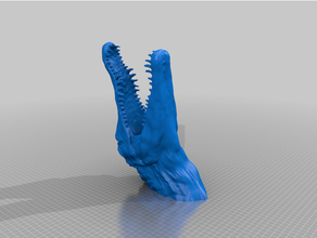 spinosaurus re divided fdm imprimantes dinosaure 3d print model - Mito3D