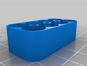 personalizadas aaa bateria caso bainha 4x2 magnético personalizado 3d print model - Mito3D