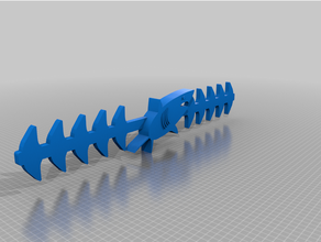 shark ear saver fin ocean sea life 3d print model - Mito3D
