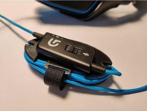 logitech g430 headset cable wrapper 3d print model - Mito3D