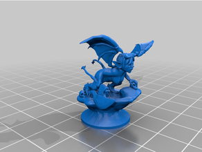 re-up goblin girl succubus 20 demon dnd dungeons dragons figurine miniature nsfw sexy 3d print model - Mito3D