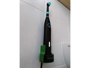 happybrush r2 parete montare spazzola contento titolare supporto In piedi spazzolino 3d print model - Mito3D