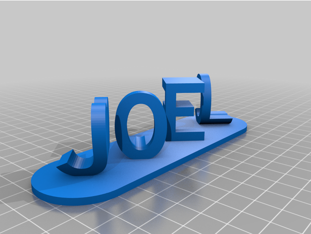 customized dual letter blocks illusion customizer 3D print model - Mito3D