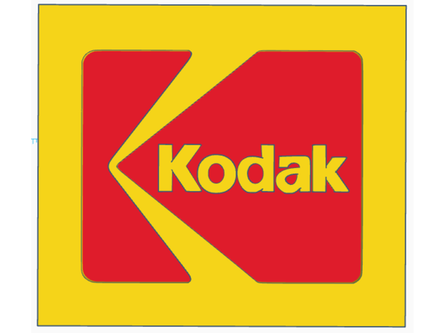 kodak logo hd 3D print model - Mito3D