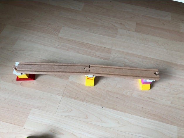 brio duplo adapter compatible train track lego 3D print model - Mito3D