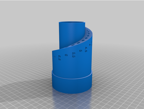 drill bits metric bit holder 3d print model - Mito3D