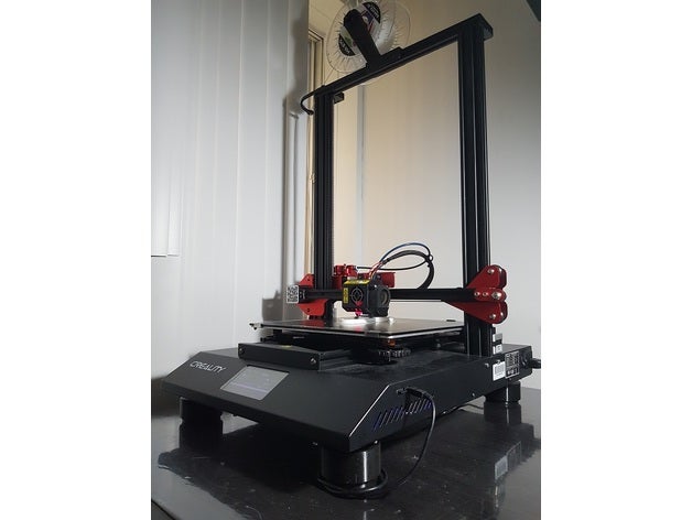 imprimante choc absorbeurs antivibration anti vibration artillerie sidewinder créalité cr10s pro amortisseur amortisseurs 3D print model - Mito3D