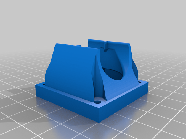 Kopf 40mm Ventilator Leitung e3d v6 Klon 3D print model - Mito3D