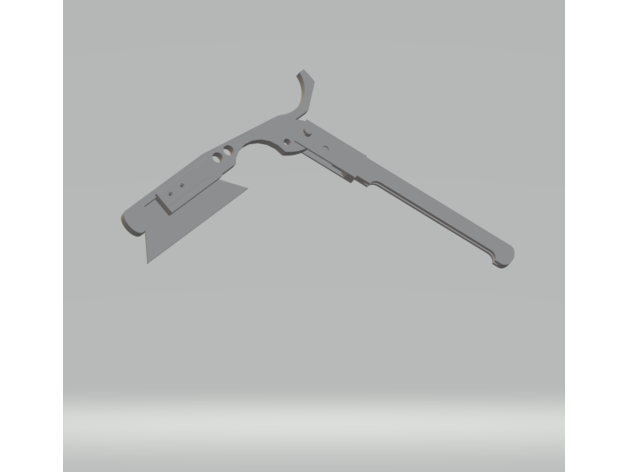 fhw diresta maquinilla afeitar Derecho fabricante espada soporte 3D print model - Mito3D