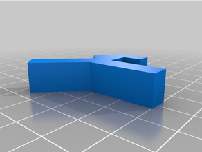 ruler holder pegboard 3d print model - Mito3D