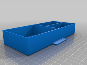 customized drawer box hex pattern sides 3d print model - Mito3D