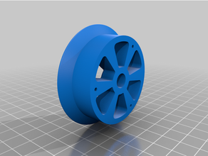 1 10 escala rc rueda cubo partes 3d print model - Mito3D