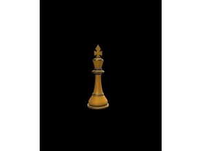 king - chess 3d print model - Mito3D