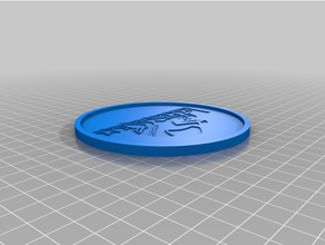 Loup Coaster américain mecha 3d print model - Mito3D